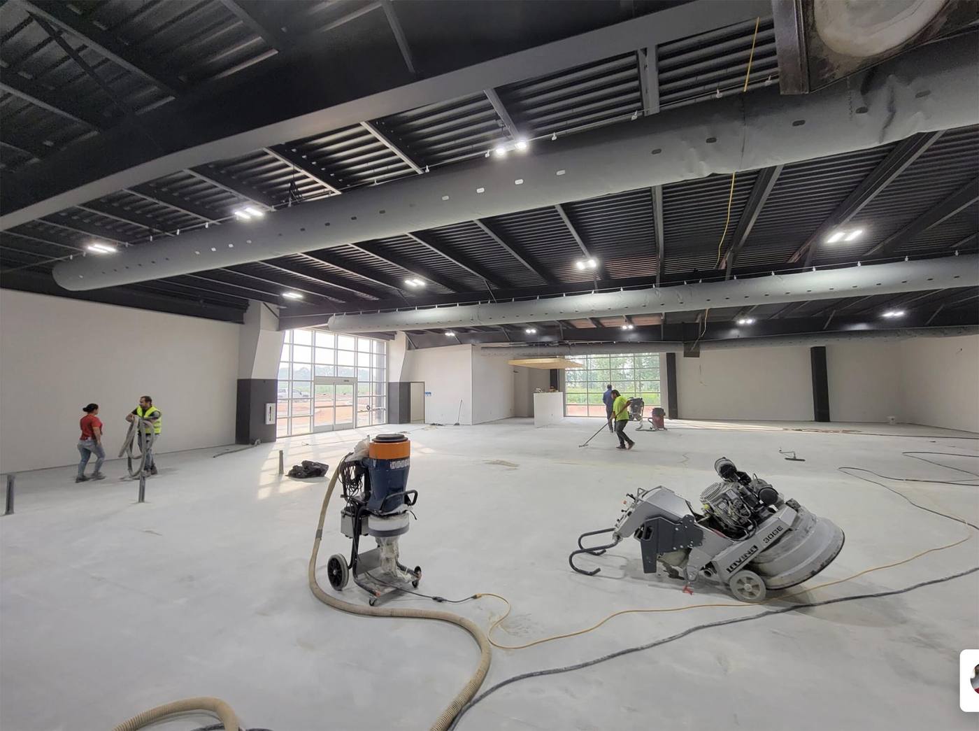 Industrial floor prep